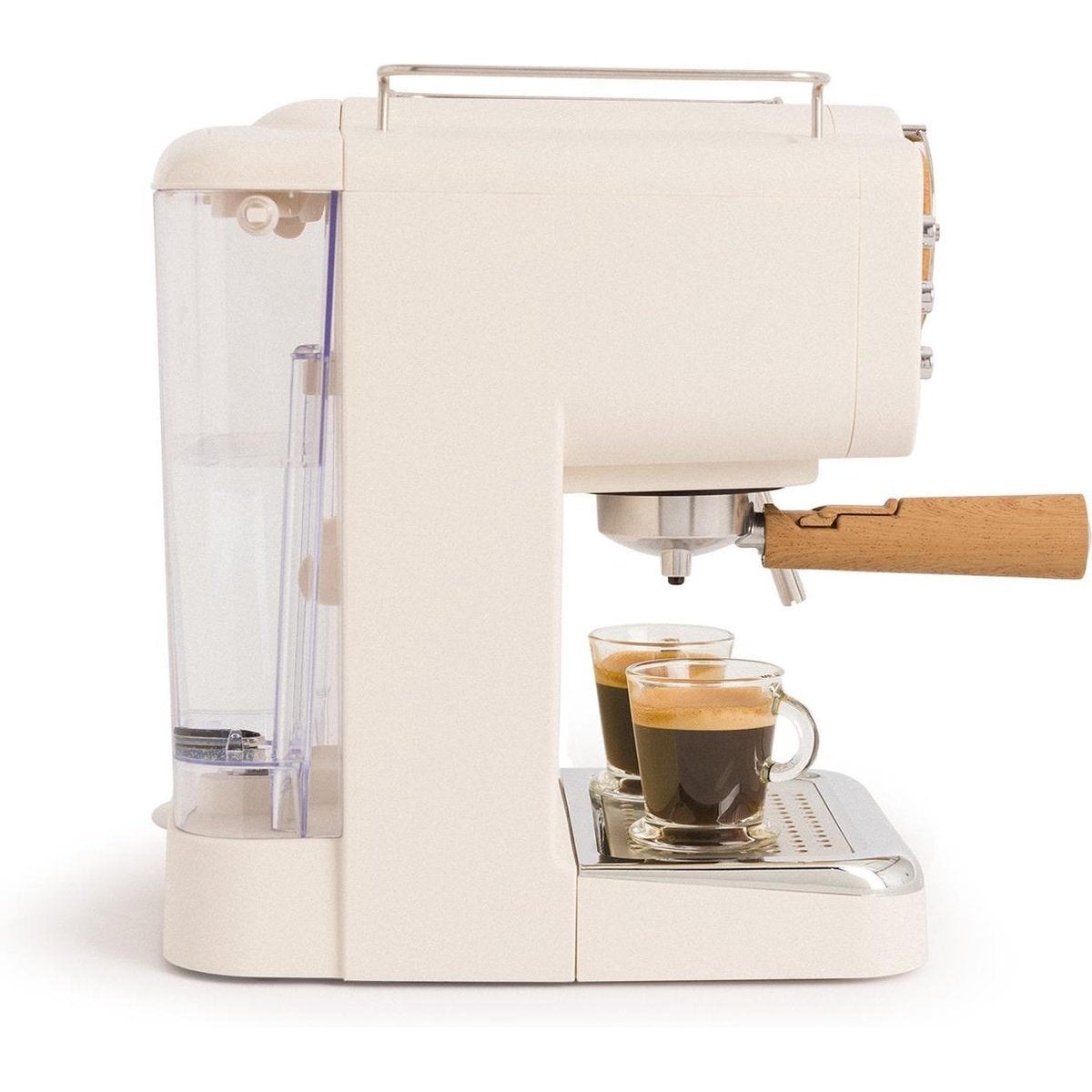 Create - Thera Matt Retro Express Coffee Maker / Beige / 1100 W