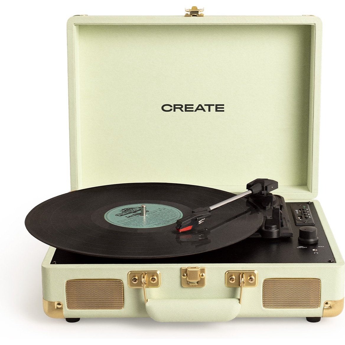 Create - Portable Turntable With Bluetooth / Pastel Green