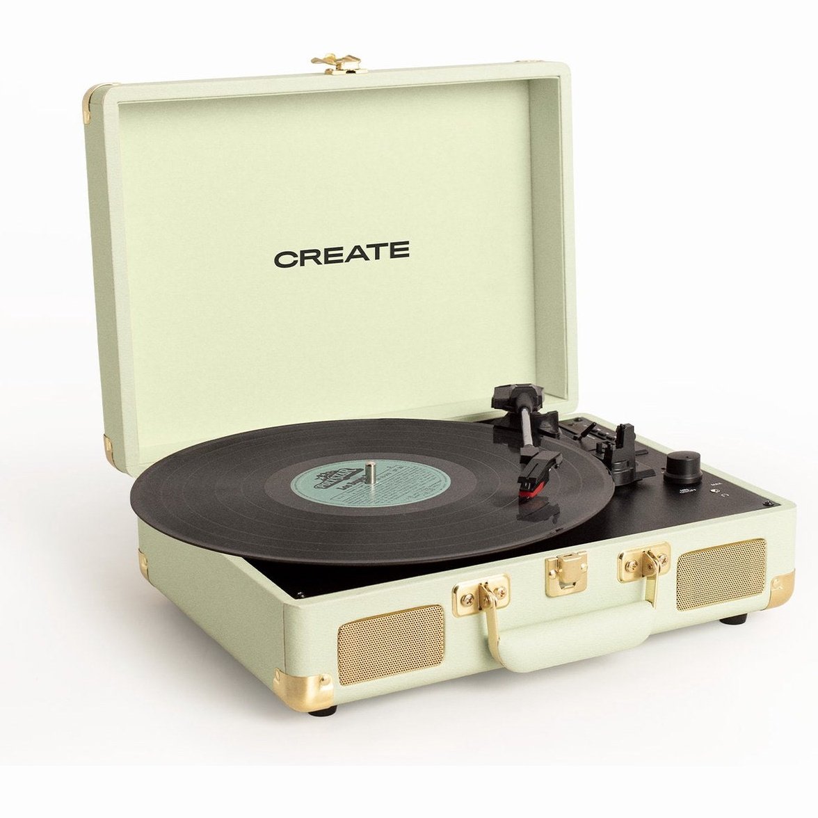 Create - Portable Turntable With Bluetooth / Pastel Green
