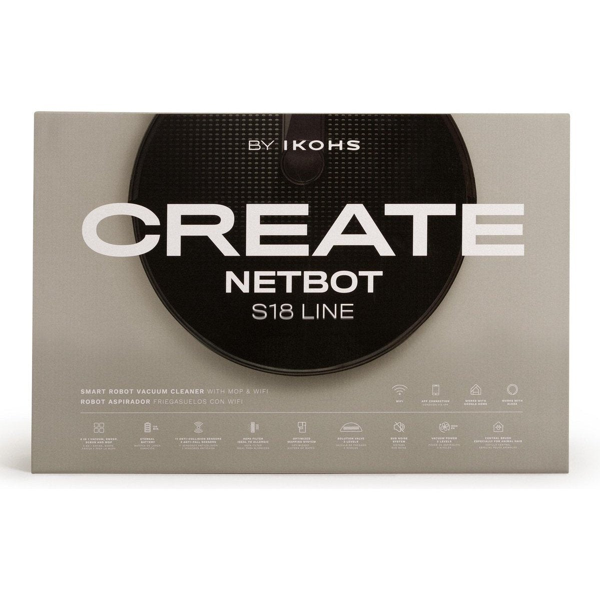 Create - Netbot S18 Robot Vacuum Cleaner / Cartographic Technology