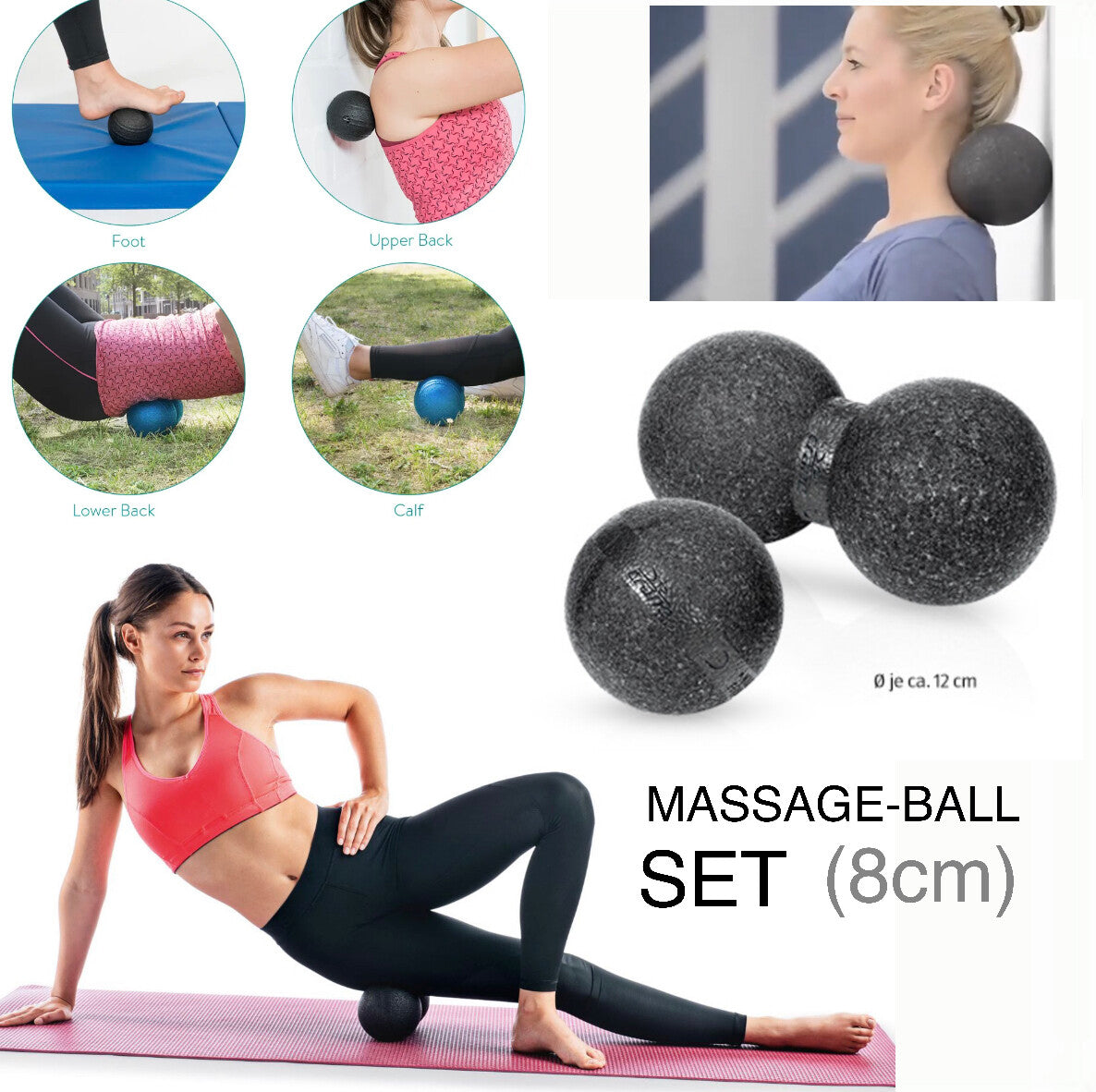 Crane - Massage Ball Set 8 cm