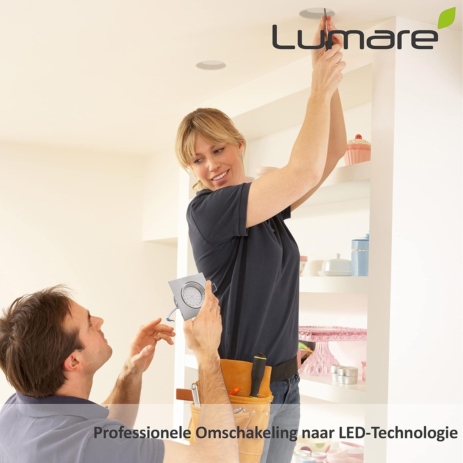 Lumare - LED Recessed Spot Dimmable 6W Set of 9