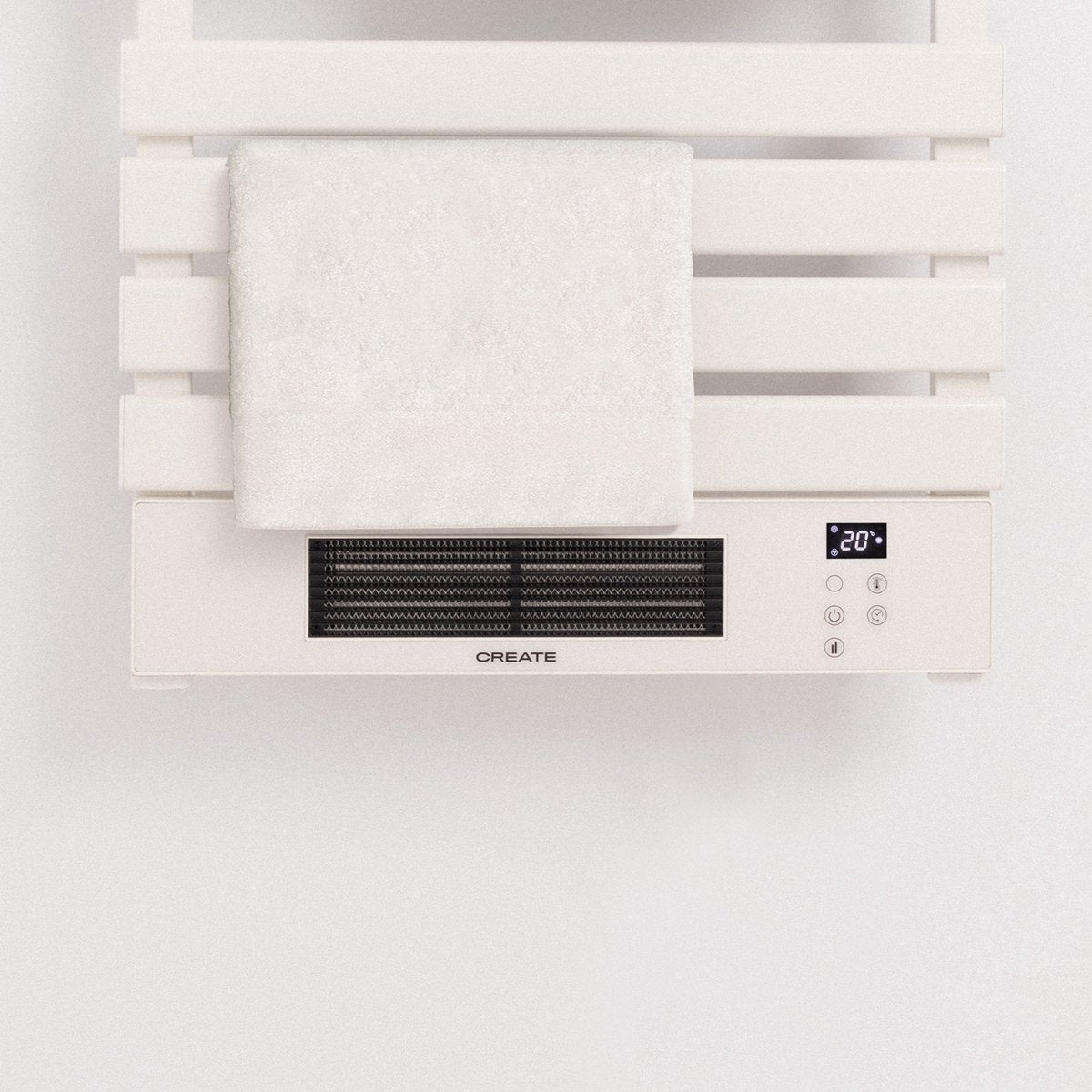 Create - Warm Towel Pro Electric Heated Towel Rail / Wifi 500 / White /1500W