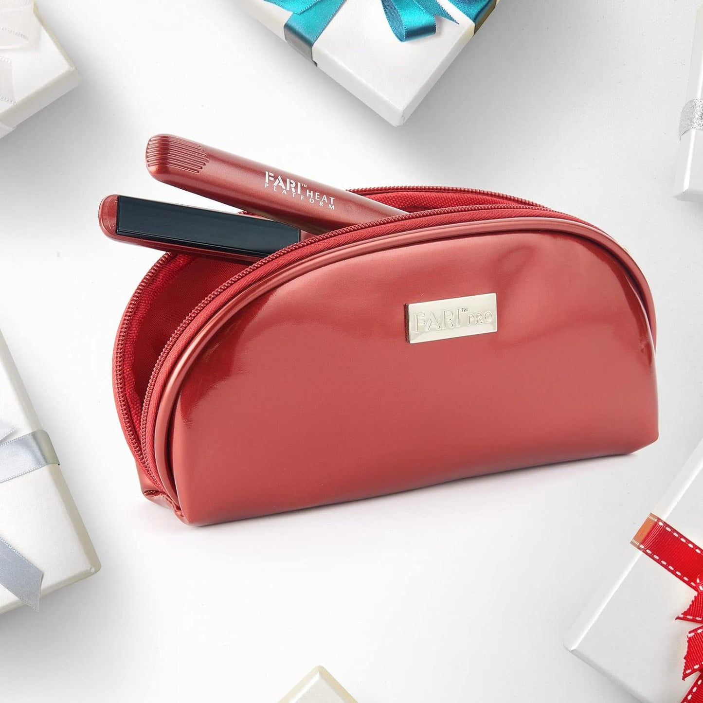 Fari - Mini Hair Straightener Travel Bag (Red)