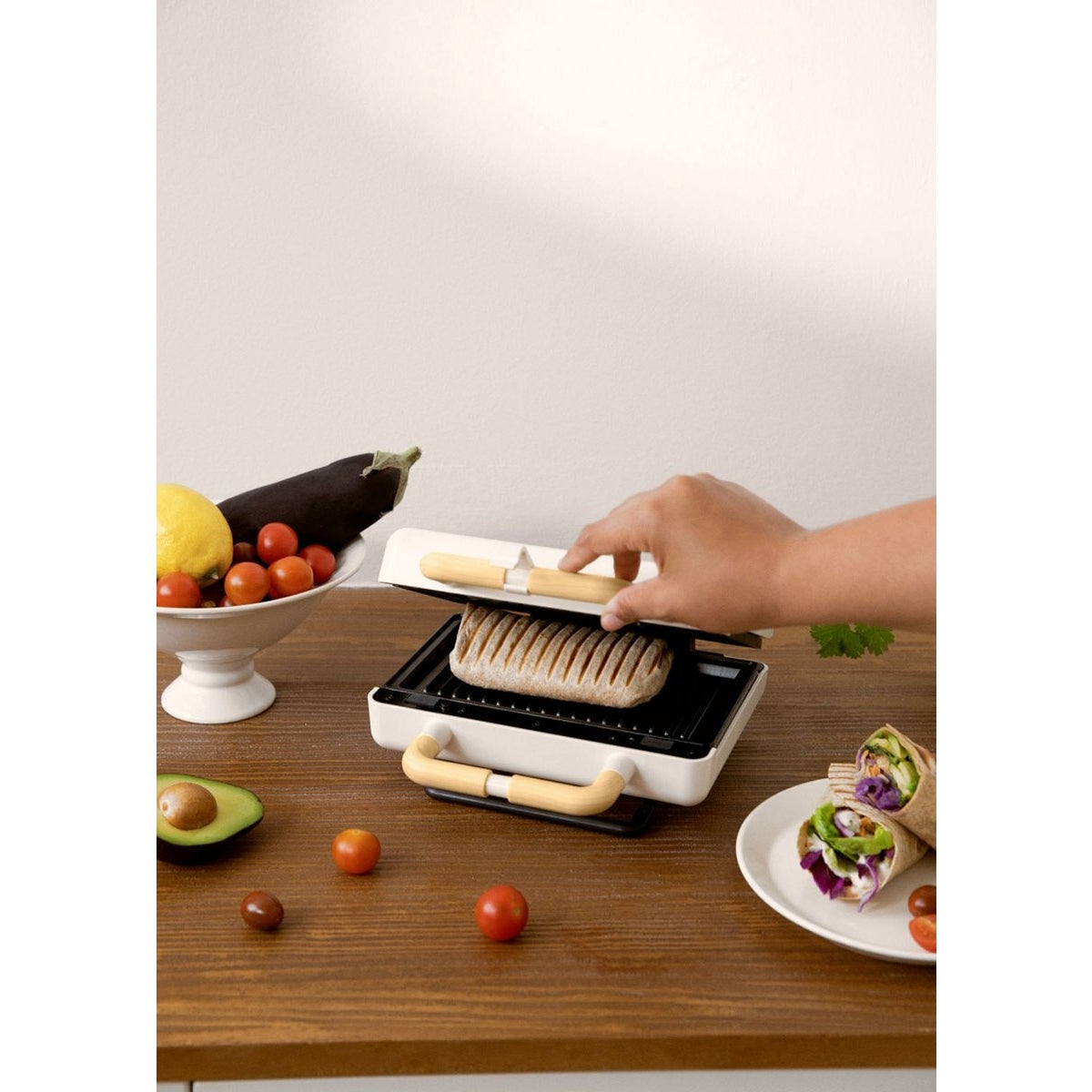 Create - Stone 3 In 1 Studio / Sandwich / Waffle Grill / Beige