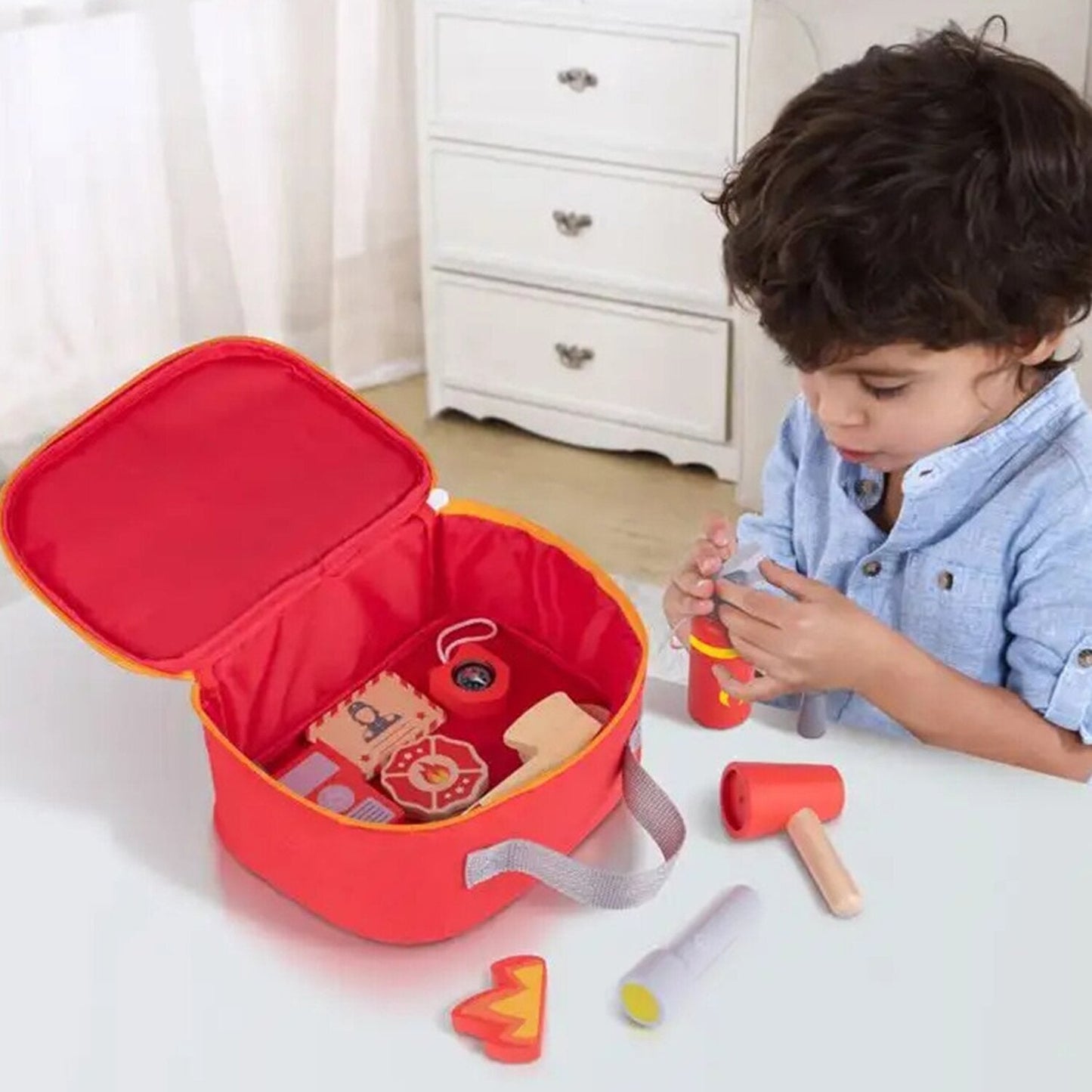 Playtive - Firefighting Equipment Made Of Wood