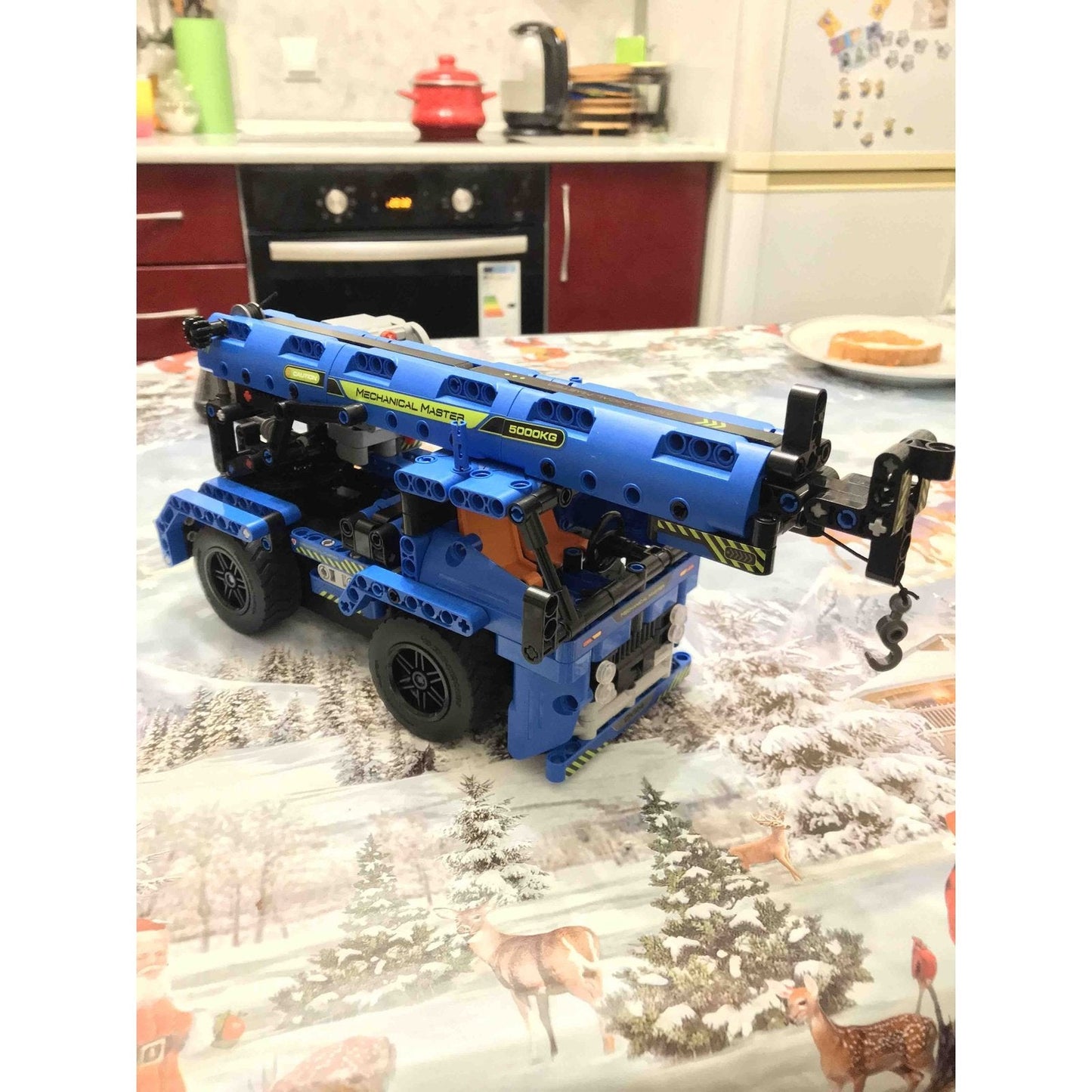 Mechanical Master - 8024 Remote Control Project Crane 2-in-1 401 Piece Stem Building Block Kit