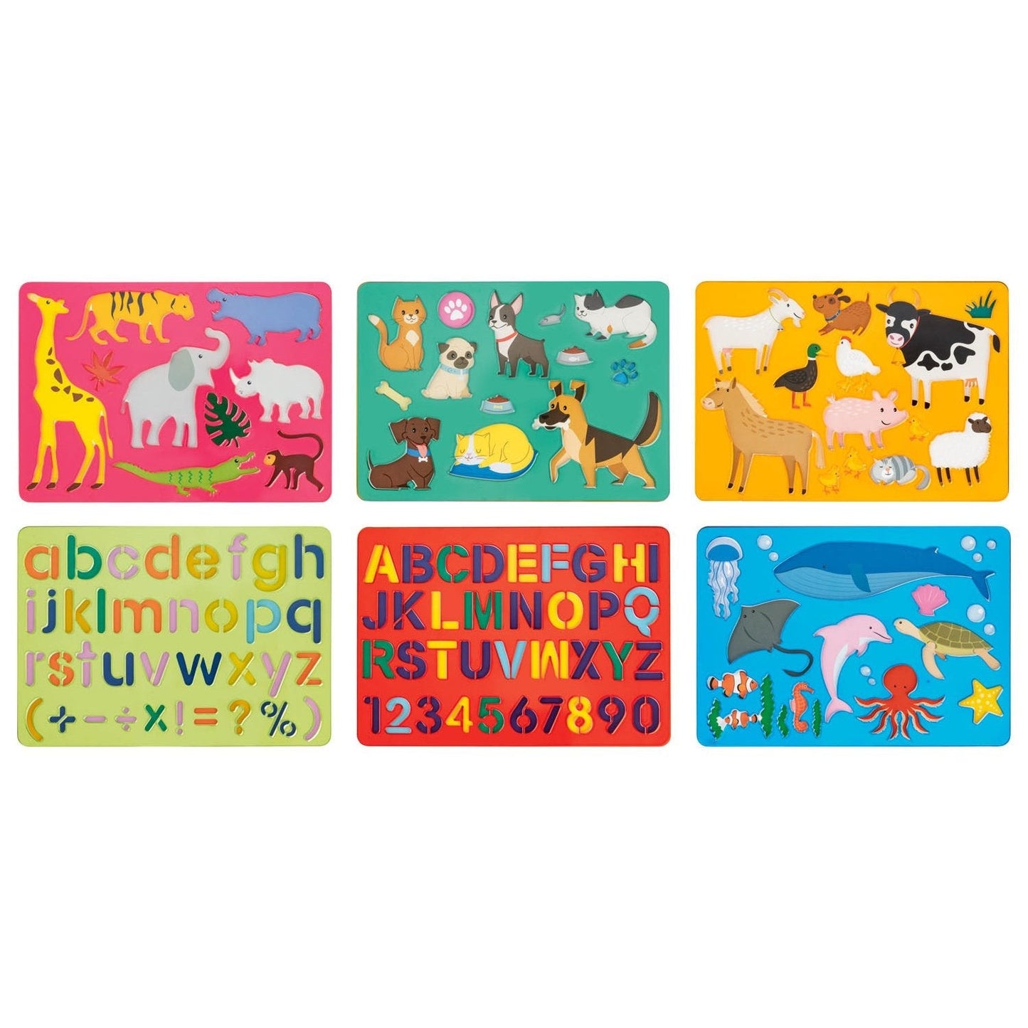 United Office - Painting Stencils 6-piece Set
