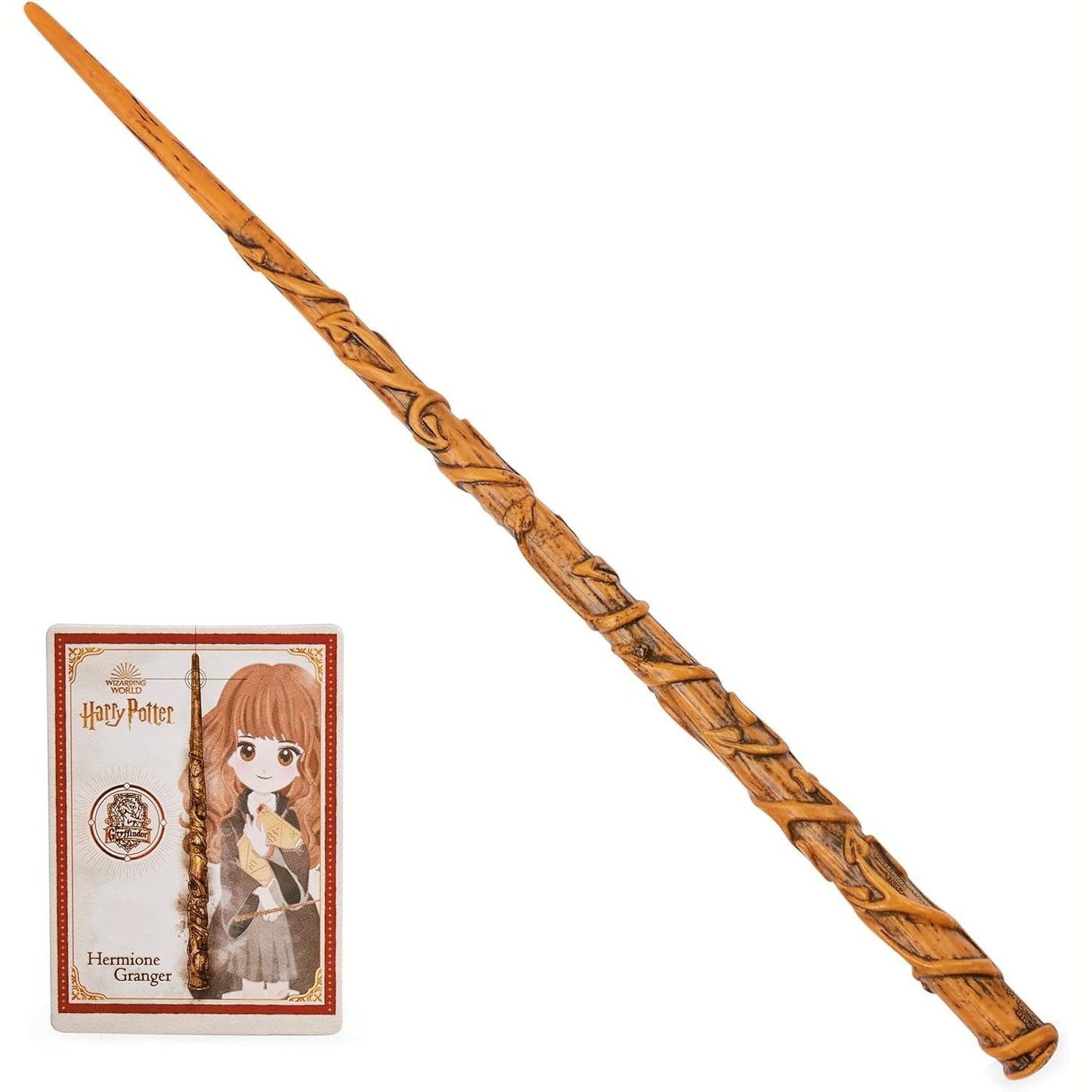 Harry Potter - 12 inch Spellbinding Hermione Granger Magic Wand with Collectible Spell Card