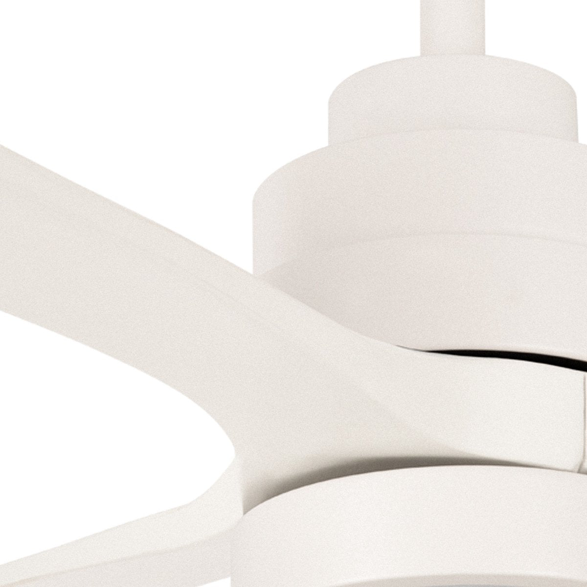 Create - Windstylance Dc White - 6 Speeds Summer/winter Mode - 132 Cm (With Light)