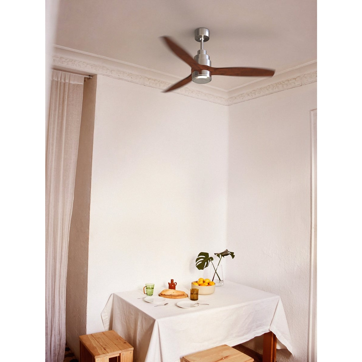 Create - Windstylance DC Nickel - Ceiling Fan - 6 Speeds - 132 Cm - Summer/winter Function