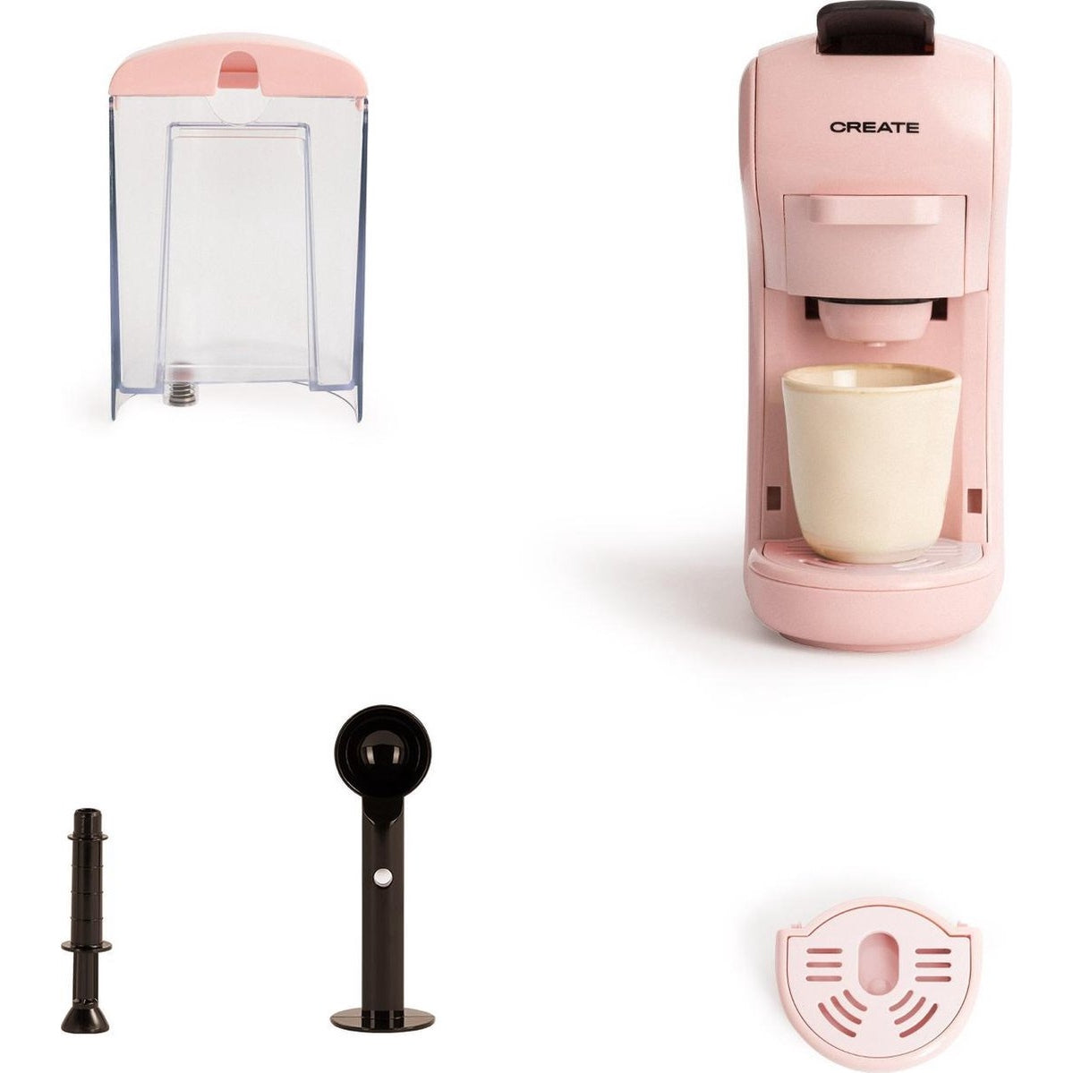 Create - Potts Coffee Machine / Pink / 1450 W