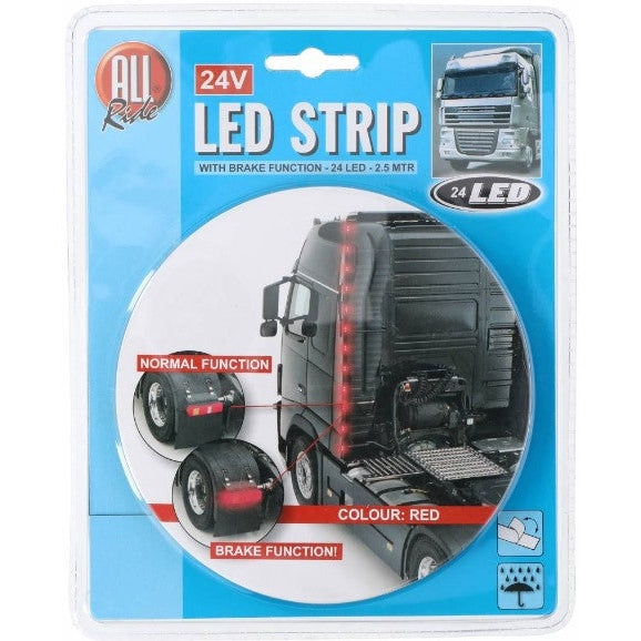 All Ride - Red Led Strip 24v