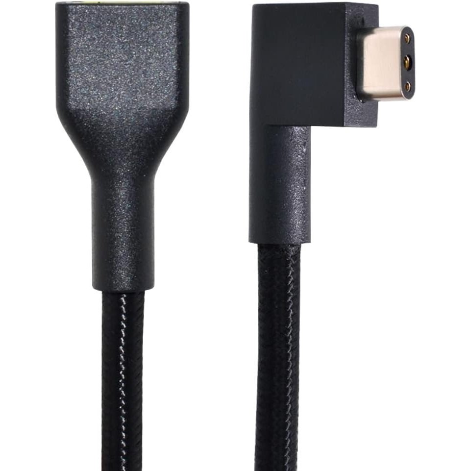 Cablecc - Rectangle Jack 11.0 * 4.5mm Input to 3Pin Plug Cable