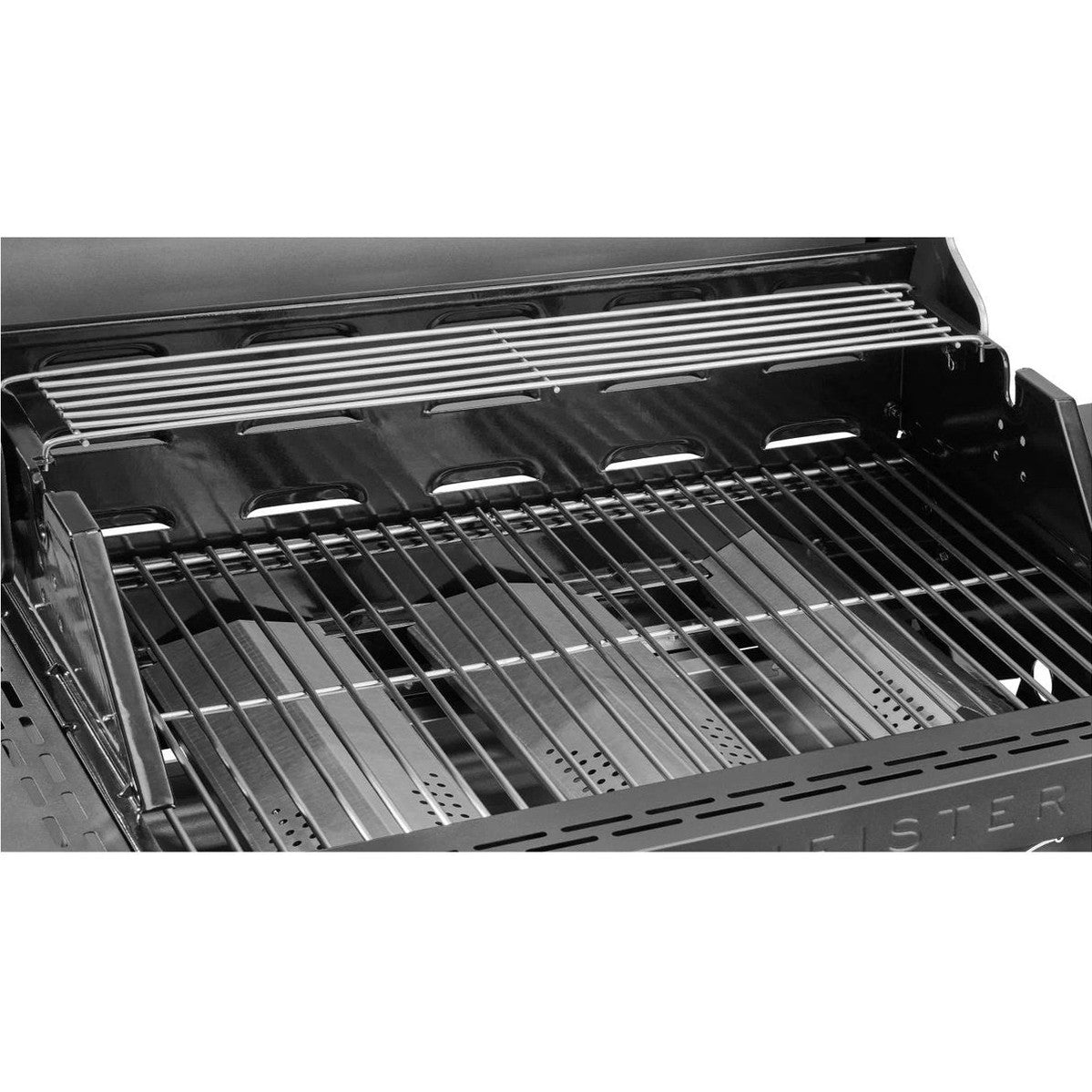 Grillmeister - Memphis Gas BBQ – 3 Burners, Stainless Steel Lid, Folding Side Tables