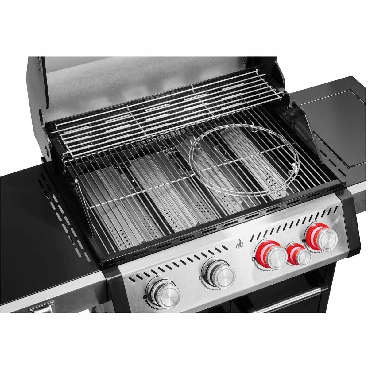 Grillmeister - Memphis Gas BBQ – 5 Burners (4 + 1 Side Burner), Stainless Steel, Outdoor Kitchen