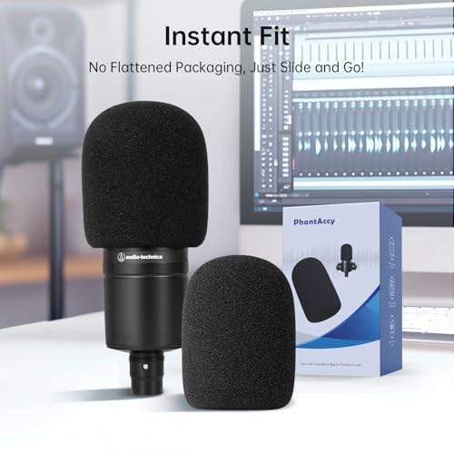 Phantaccy Pop Filter For At-2020, At-2035, At-2040, At-2050, Atr2500, Atr2500X, At-4040 - Advanced Noise Filtering