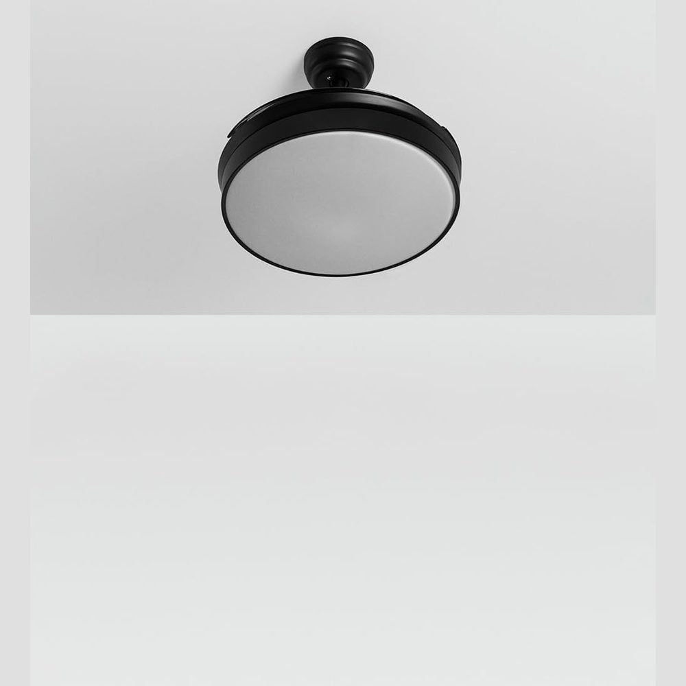 CREATE - Wind Clear Ceiling Fan, Black, with Light, Remote Control and WiFi, 40 W, Diameter 108 cm, Timer, 6 Speeds, Retractable Blades