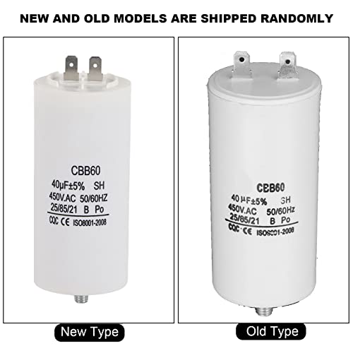 Hapivida Cbb60 Running Capacitor 40Μf For Water Pump & Air Compressor
