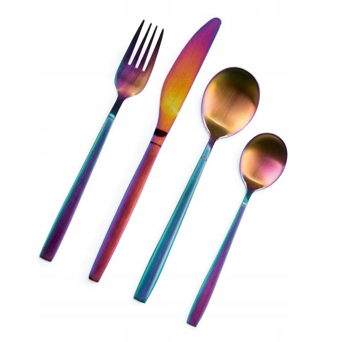 ERNESTO - Stainless Steel Cutlery Set 16 Pieces (Colorful)