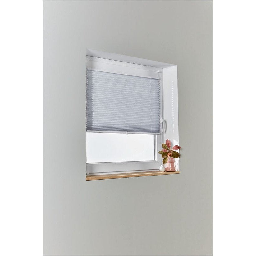 LIVARNO - LIVARNO, home Pleated roller blind for windows, 100 x 130 cm (Gray)