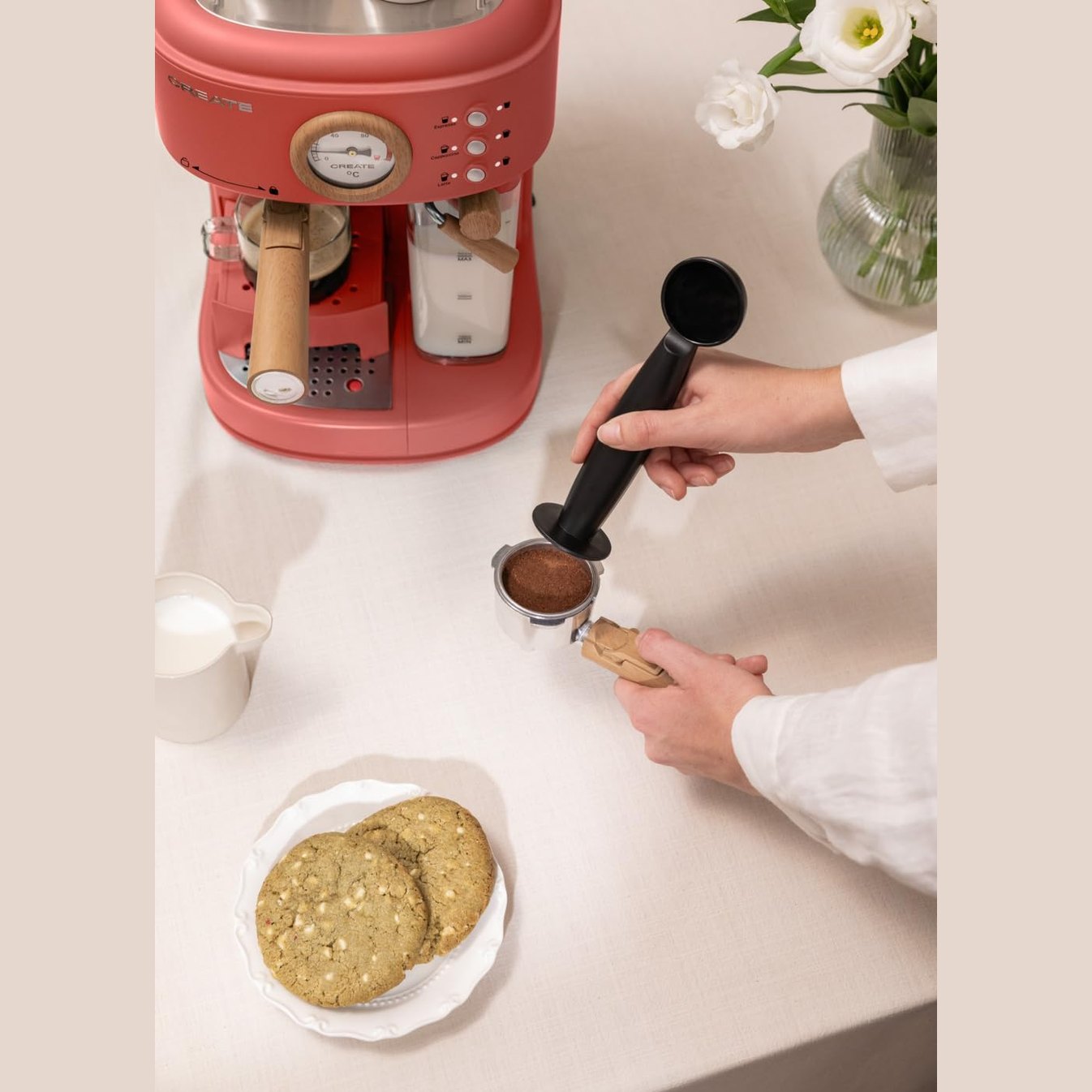 Create - Thera Matt ProEspresso Machine / Terracotta /1250W / 20bar
