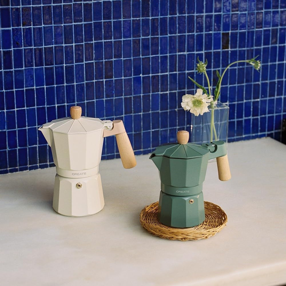 Create - THERA MOKA RETRO – Italian Coffee Maker Sage