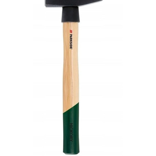 32cm rubber mallet with a black rubber head and wooden handle