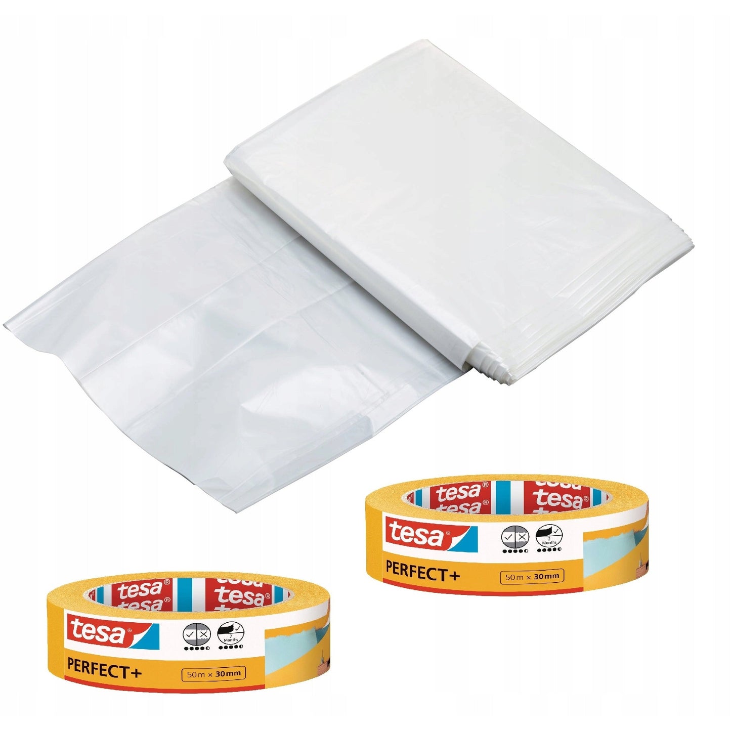 tesa - Universal Set 2 Crepe Tape And 1 protective sheet