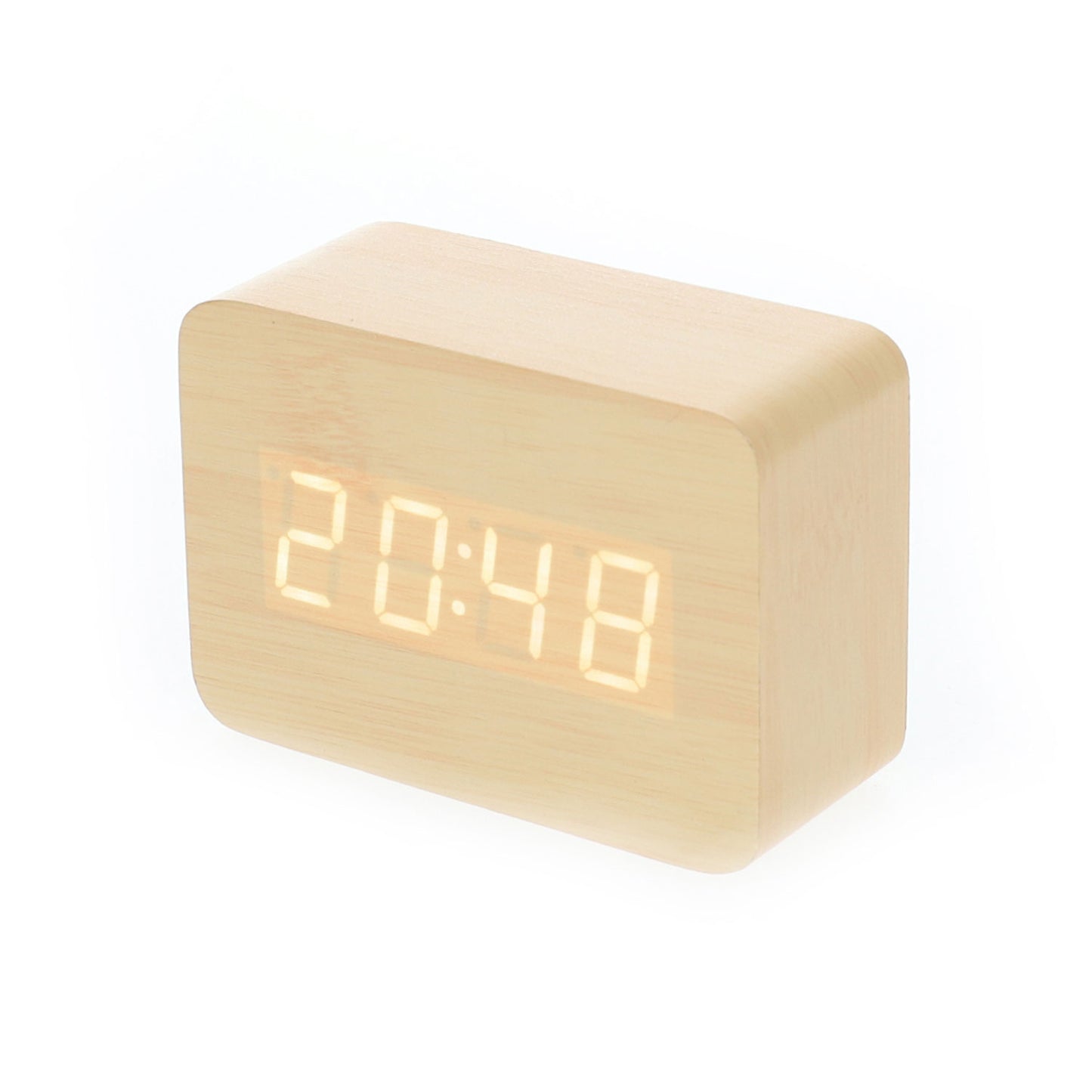 Kodi - Basic Led Alarm Clock Wood