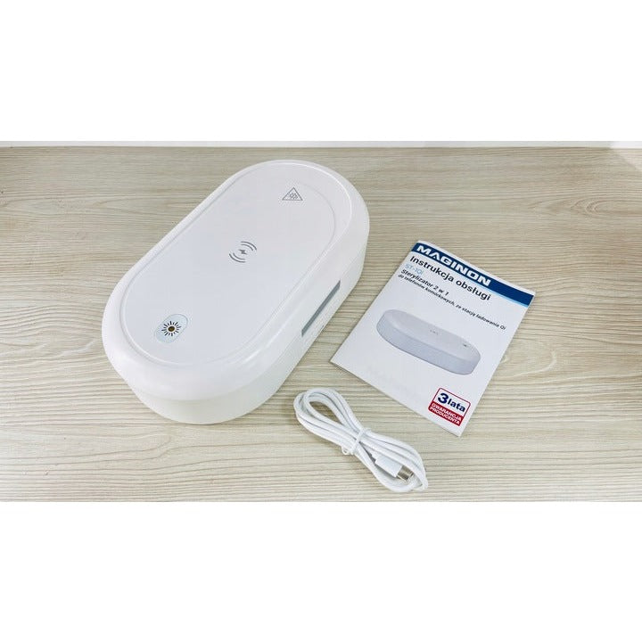 MAGINON - 2 in 1 Sterilizer with Qi Charging Station for Mobile Phone