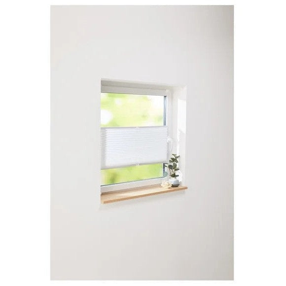 LIVARNO - LIVARNO, home Pleated roller blind for windows, 100 x 130 cm (Gray)