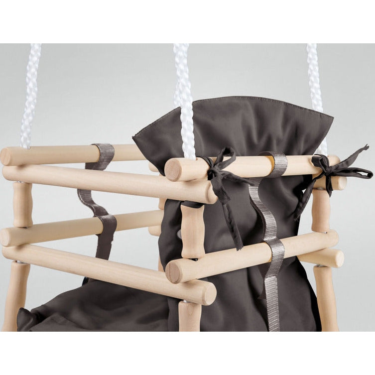 Playtive - Children's Wooden Swing (Black)