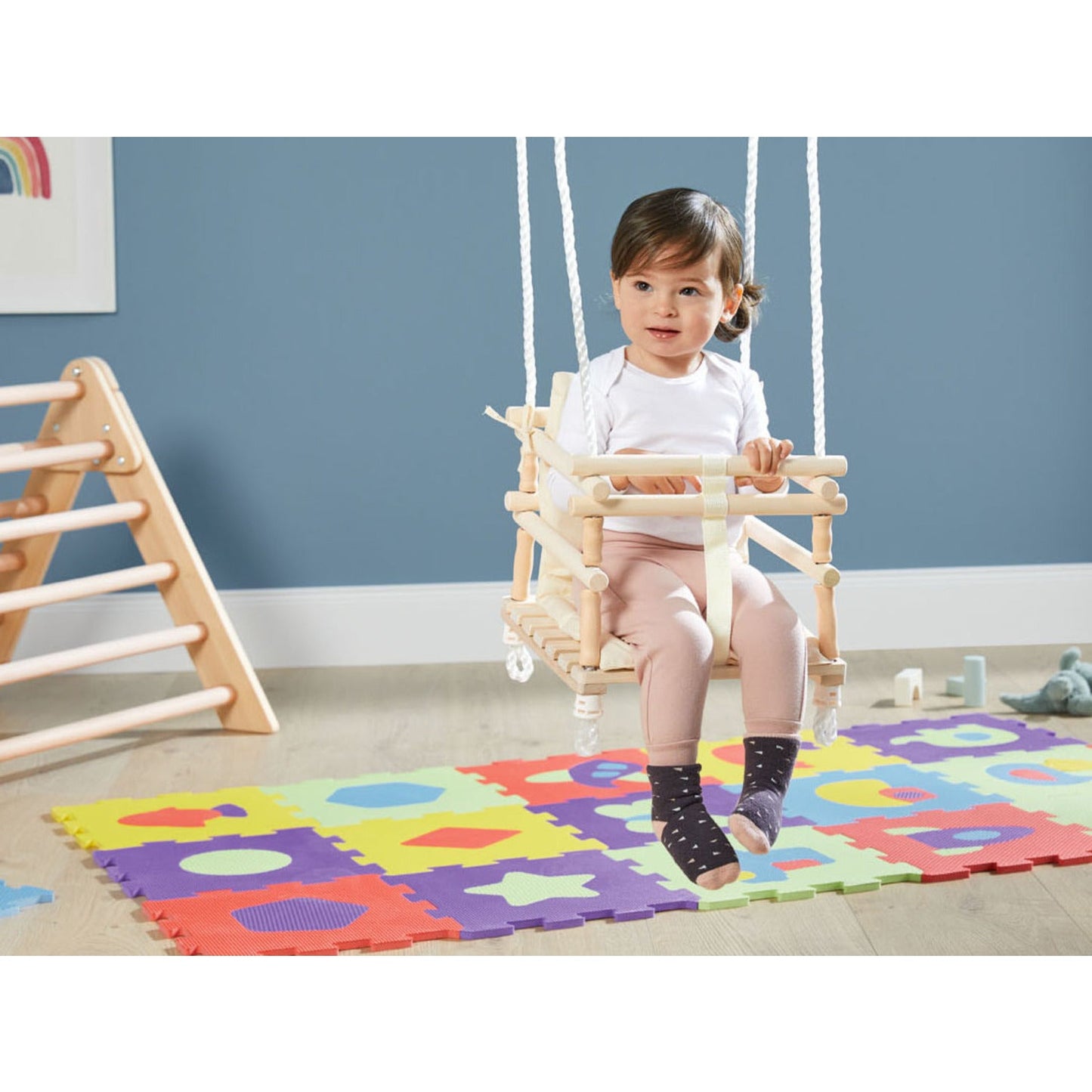 Playtive - Children's Wooden Swing (White)