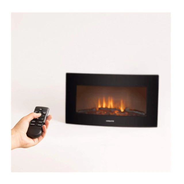 CREATE - IKOHS Electric Wall Fireplace with Remote Control – 2000W