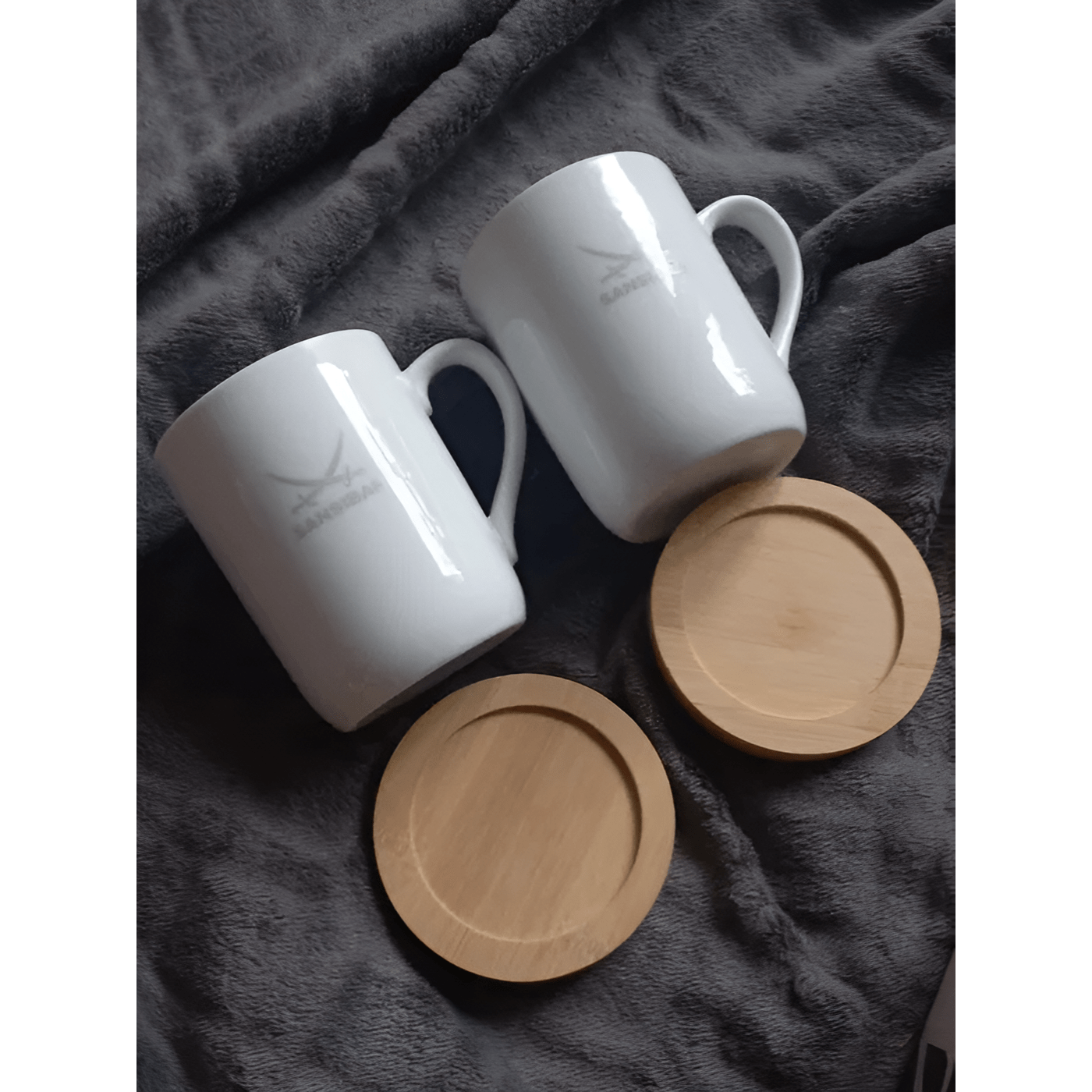 Sansibar - Porcelain Cups With Bamboo Saucers