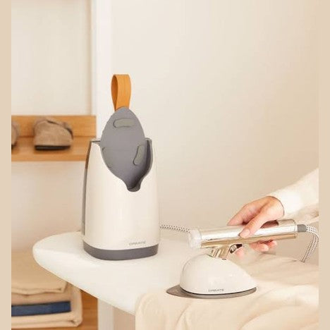 CREATE /IRON DUAL PRO/Horizontal & Vertical Steam Iron 800ml Black/2 in 1 Design, 4 Ironing Modes, Steam Boost & Dry Ironing, Non-stick Plate, 1630W/Off white