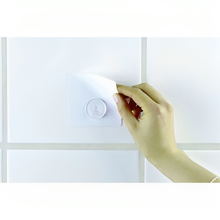 Wenko - White Wall Hook 8x8cm