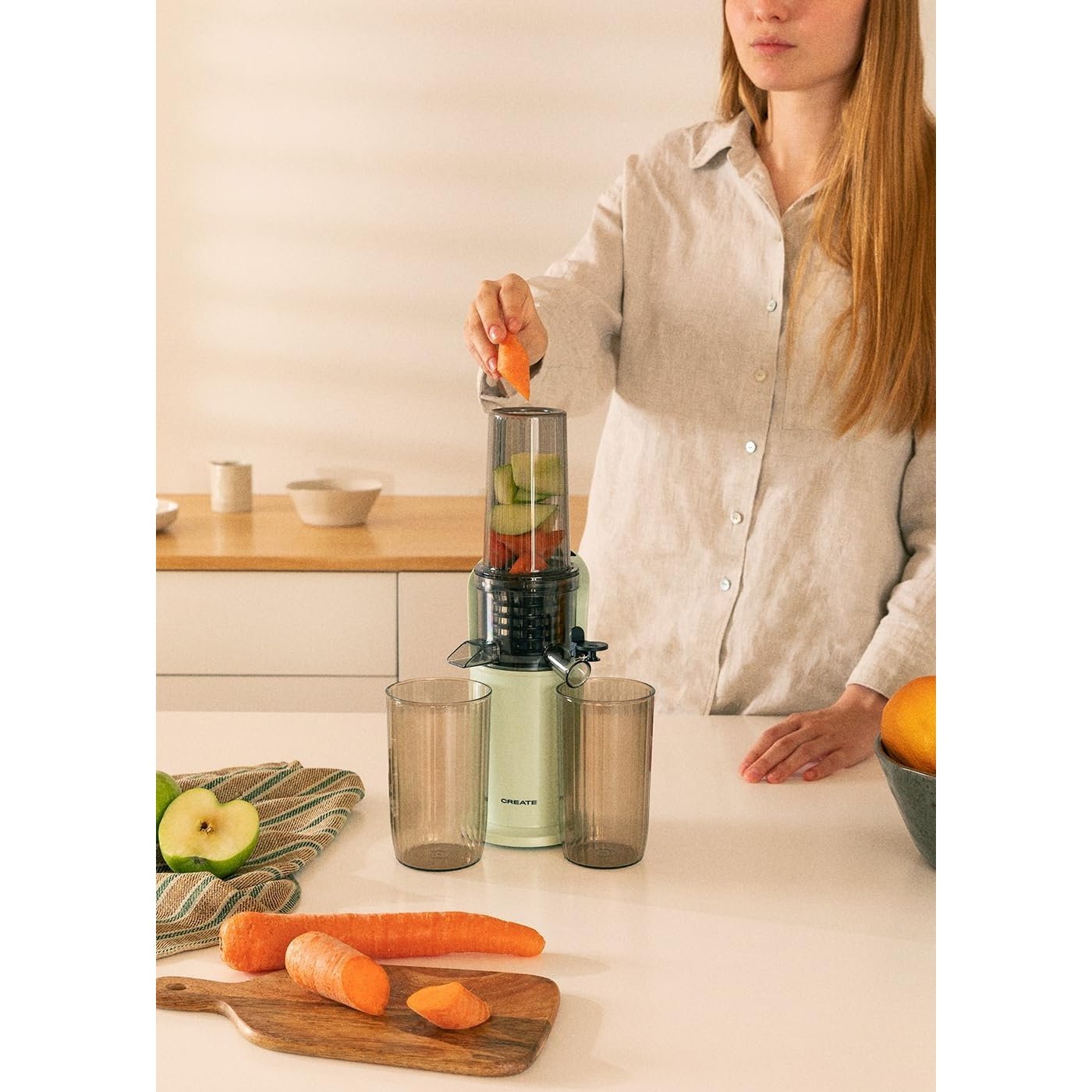 Create - Slow Extraction Blender / 150W / Pastel Green