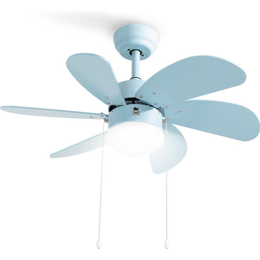 Create - Windlight Easy Ceiling Fan 53w Silent Ø86 Cm / 3 Speeds / Summer Winter Function (With Light)