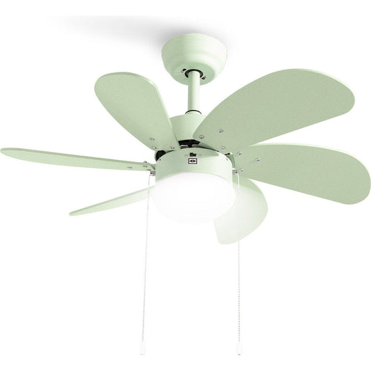 Create - Windlight Easy Ceiling Fan 53w Silent Ø86 Cm / 3 Speeds / Summer Winter Function ( With Light )
