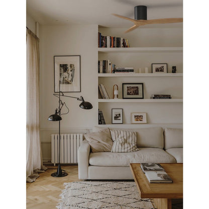 Create - Windcalm Dc - Ultra-quiet Ceiling Fan 132cm With Winter/summer Function - Remote Control - 6 Speeds