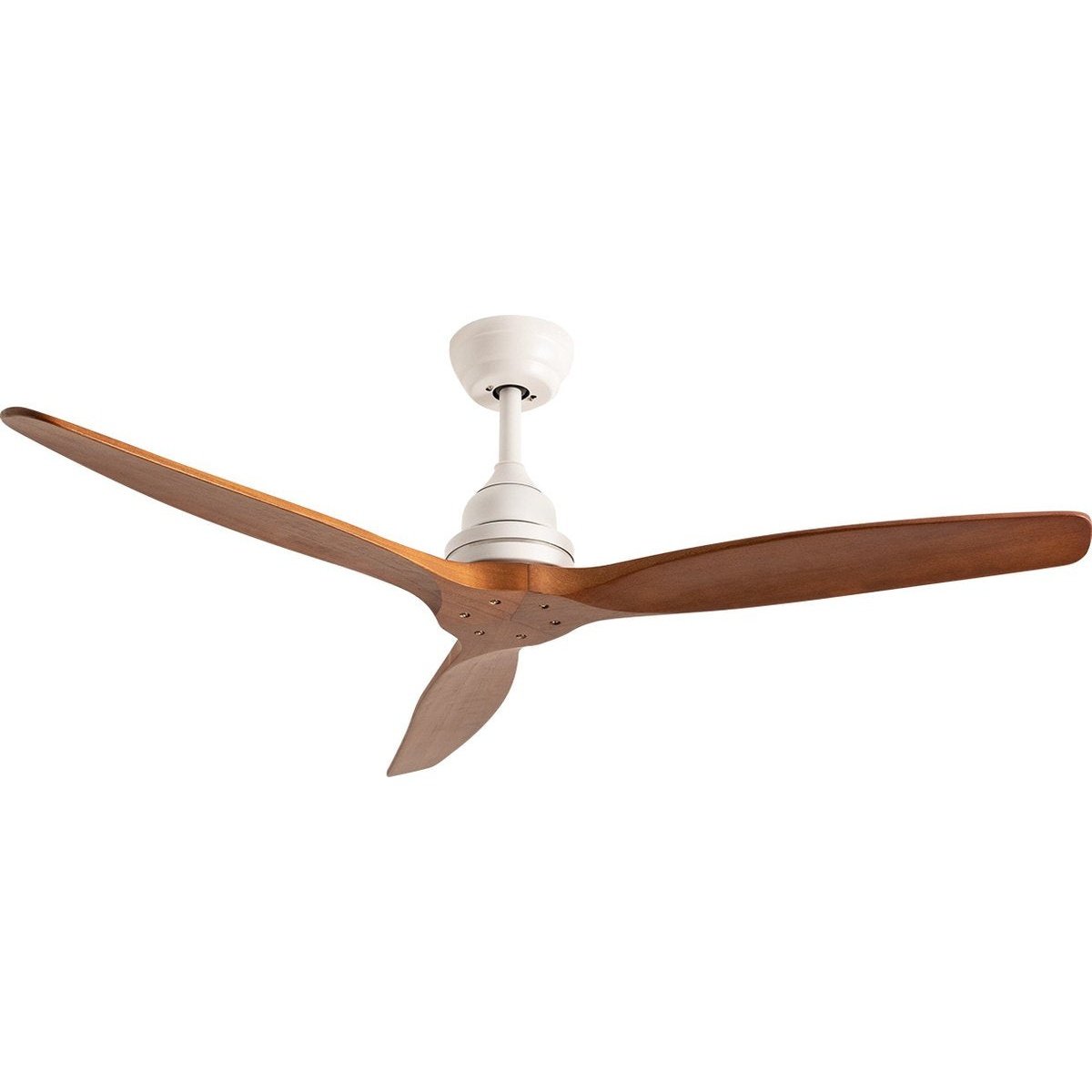 Create - Windwood 75w Silent Ceiling Fan Ø132 Cm / White And Dark Wood