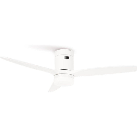 Create - WindCalm White Ceiling Fan With Winter Summer Function - 132cm - 6 Speeds( With Light )