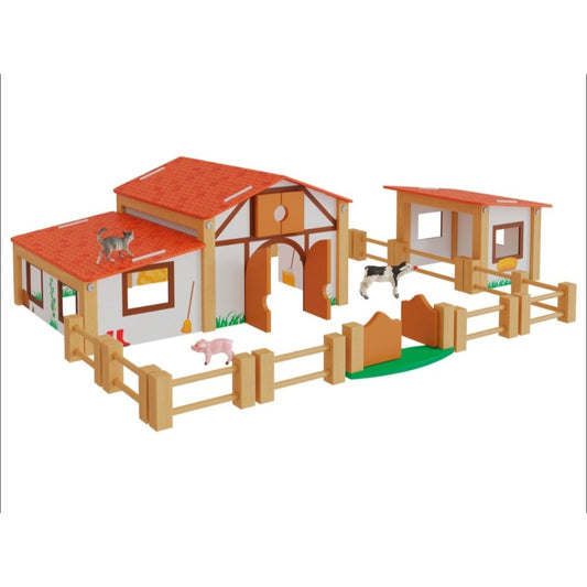 Playtive - Wooden Farm  18 Pieces 