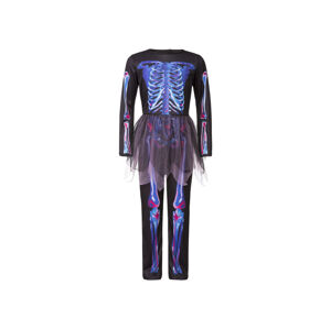 Tuv - Girl's Halloween Costume (110/116 (4-6 Years), Skeleton)