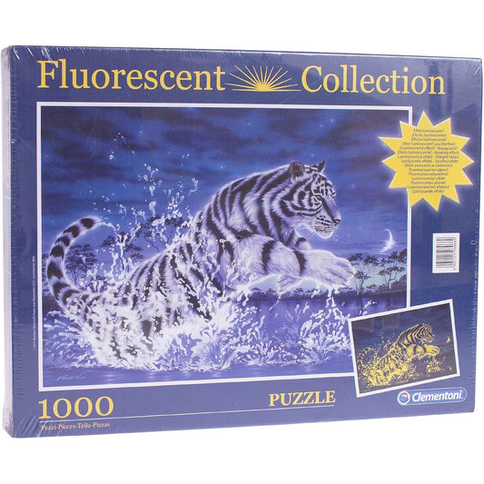 Clementoni - Jigsaw Puzzle 1000 Pieces Snow Tiger