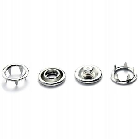 Crelando - Stainless Steel Metal Snap Fasteners 8 Mm