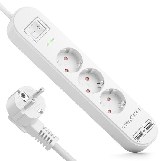 Easy Home - Power Strip With Usb / 1.5m