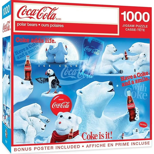 Puzzle - Coca-Cola Polar Bears 1000pc